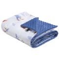Zestaw przedszkolaka (kocyk z poduszką) - Super Puppy Blue i Granatowe Minky - opinie