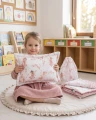 (Outlet) Pełna poduszka 40 x 60cm - Little Fairy i old rose Minky - opinie