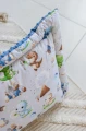 (Outlet) Pełna poduszka 40 x 60cm - Dino Land i Jeansowe Minky - opinie
