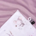 (Outlet) Kocyk przedszkolaka 100x140cm - Lovely Mouse i Wrzosowy Soft Velvet - opinie