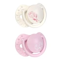 Smoczek silikonowy dynamiczny LOVI Classy 0-2m 2 szt. Petite Rose - opinie