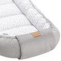 (Outlet) Kokon XXL 65 x 120 cm - Twinkle Stars i szary Velvet - opinie