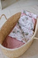 4 elementowy zestaw do wózka - Secret Garden i Old Rose Minky - opinie