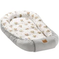 Muślinowy Kokon XXL 65 x 120 cm - Teddy Moon i szary Velvet - opinie