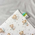 Muślinowy Kocyk dziecięcy 75x100cm -Teddy Moon i szary Velvet - opinie