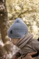 Czapeczka z wełny Merino - GREY MELANGE - opinie