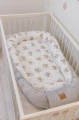 (Outlet) Muślinowy Kokon XXL 65 x 120 cm - Teddy Moon i szary Velvet - opinie