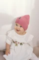 (Outlet) Czapeczka z wełny Merino - PINK - opinie