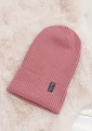 (Outlet) Czapeczka z wełny Merino - PINK - opinie