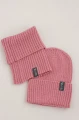 (Outlet) Czapeczka z wełny Merino - PINK - opinie