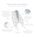 (Outlet) Muślinowy Śpiworek niemowlęcy - ocieplany z nogawkami - Teddy Moon - opinie
