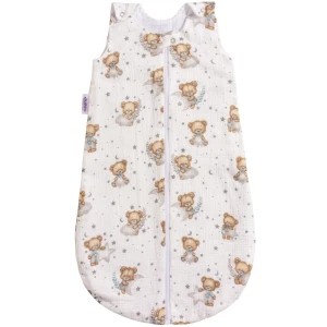 Muślinowy śpiworek letni do spania 40 x 73 cm - Teddy Moon