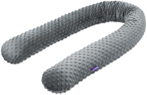 Ochraniacz wałek 180 cm - Szare Minky