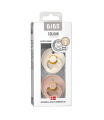 BIBS COLOUR 2-PACK BLUSH & IVORY 6m+ Smoczek Uspokajający kauczuk Hevea - opinie