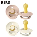 BIBS COLOUR 2-PACK BLUSH & IVORY 6m+ Smoczek Uspokajający kauczuk Hevea - opinie