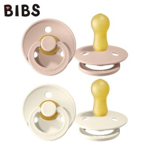 BIBS COLOUR 2-PACK BLUSH & IVORY 6m+ Smoczek Uspokajający kauczuk Hevea